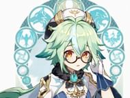 Sucrose's official art in Genshin Impact (Image via miHoYo)